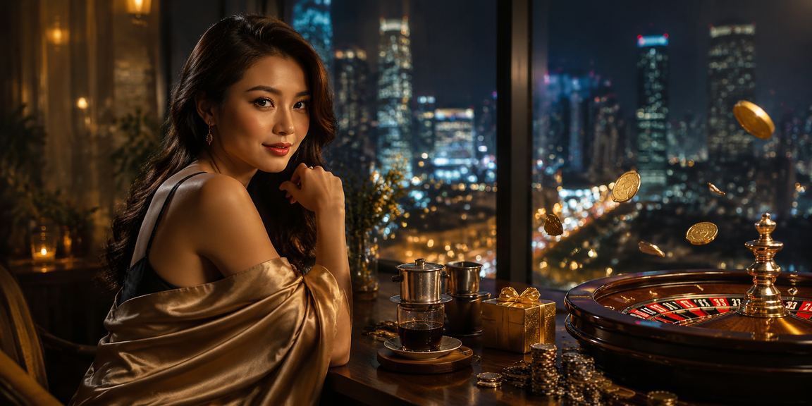 Người dùng Hà Nội thư giãn tại quán cà phê với trải nghiệm roulette trực tuyến