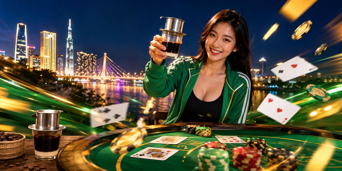 Trải nghiệm Baccarat online tại TP. Hồ Chí Minh bên ly cà phê Việt