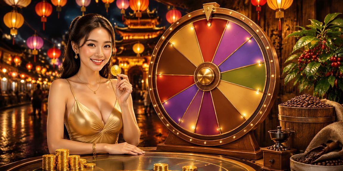 Người chơi xổ số tại Huế nhâm nhi cà phê và xem kết quả quay số may mắn trên điện thoại
