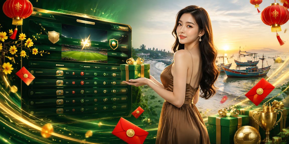 Phong bì đỏ may mắn và cà phê tại Mũi Né – biểu tượng thưởng xổ số dịp lễ